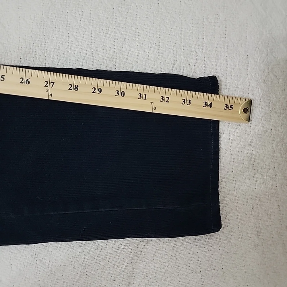 Vintage Ralph Lauren Corduroy Straight Fit Pants Navy Blue Men’s Size 34X34 EUC